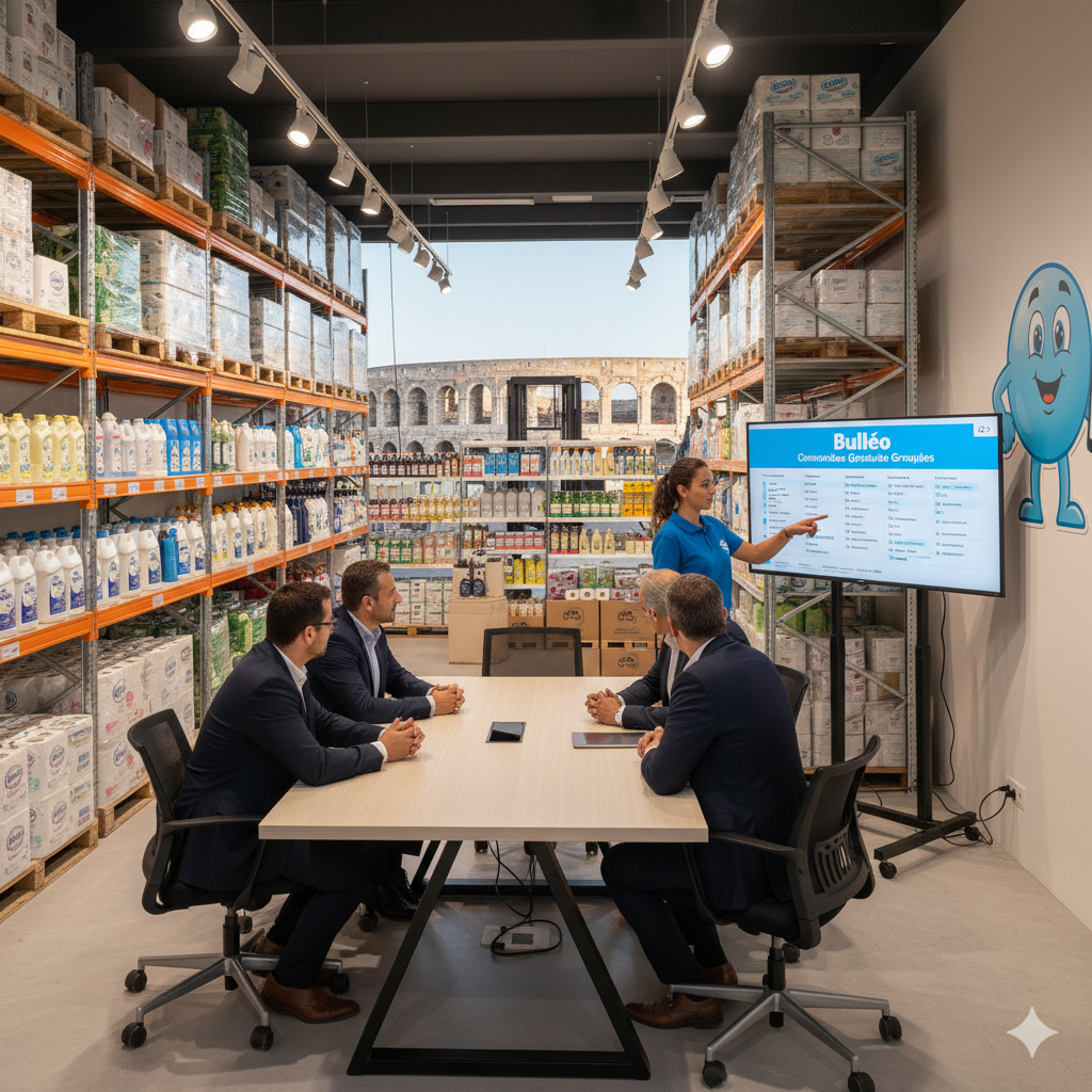 Vente en grande quantité de produits d'entretien et de nettoyage de marque pas chers pour hôtels Avignon 84000 dans le Vaucluse