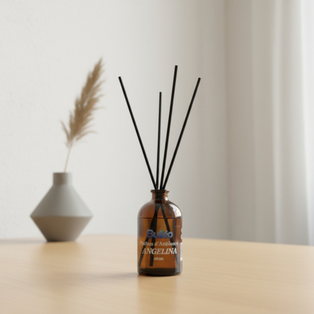 Parfum d’Ambiance Bulléo Angelina – Diffuseur à Bâtonnets pour une Atmosphère Douce et Rassurante