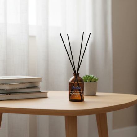 Parfum d’Ambiance Bulléo Wonderful– Diffuseur à Bâtonnets aux Notes Joyeuses et Positives
