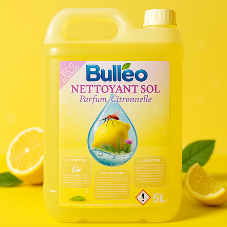 Nettoyant sol à la citronnelle - Concentré