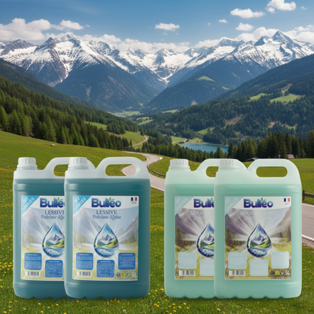 Pack Pureté Alpine – 2 Lessives + 2 Adoucissants
