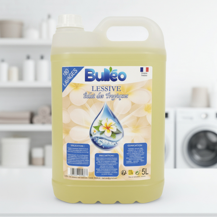 Lessive Bulléo Éclat des Tropiques – Linge Propre au Parfum Monoï et Douceur Exotique
