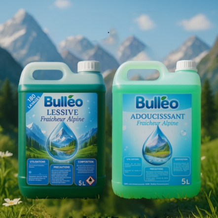 Lessive Fraicheur Alpine + Adoucissant Fricheur Alpine