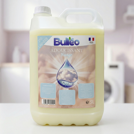 Adoucissant Nuage Bulléo 5L – Douceur Intense & Parfum Frais et Léger