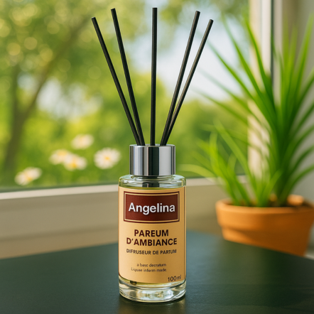 Parfum d’Ambiance Bulléo Angelina 100 ml – Concentré & Longue Durée | Livraison Saint-Rémy-de-Provence, Cavaillon, Orange, Pertuis